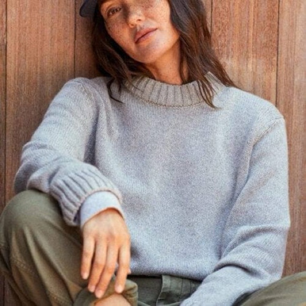 Outerknown Roma Sweater - small - grey